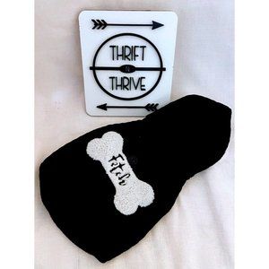 FETCH bone pet hooded jacket sweatet xs